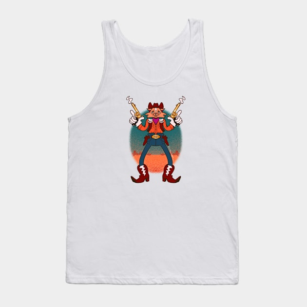 Meowdy Pardner Tank Top by citrusam